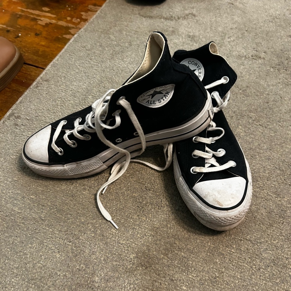 Platform high top converse
